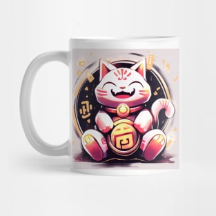 Coin Lucky Fairy Cat Mug